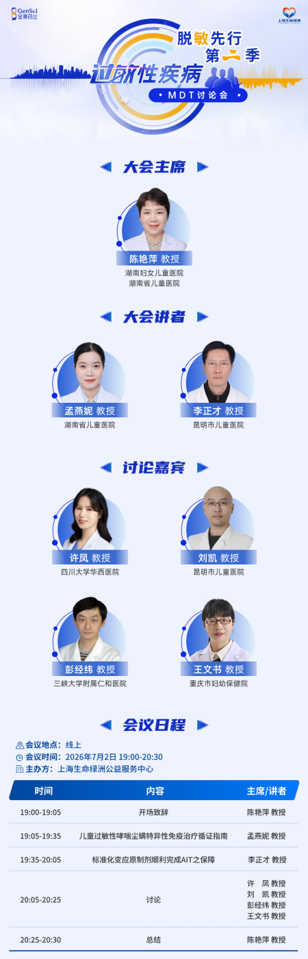 大咖云集!陈艳萍教授受邀主持全国过敏性疾病 MDT 讨论会
