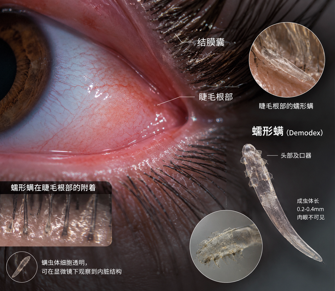 眼睛痒总想揉?小心睫毛上住着上千只螨虫,正在悄悄「啃」你的视力