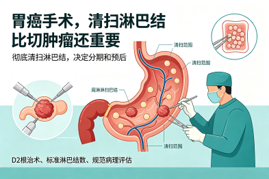 胃癌手术，"清扫淋巴结"比切肿瘤还重要