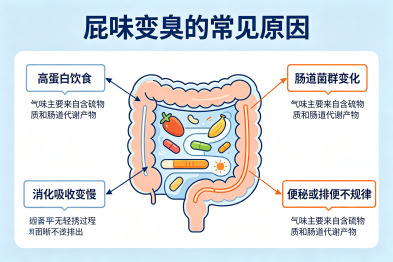 为什么有的人放屁特别臭