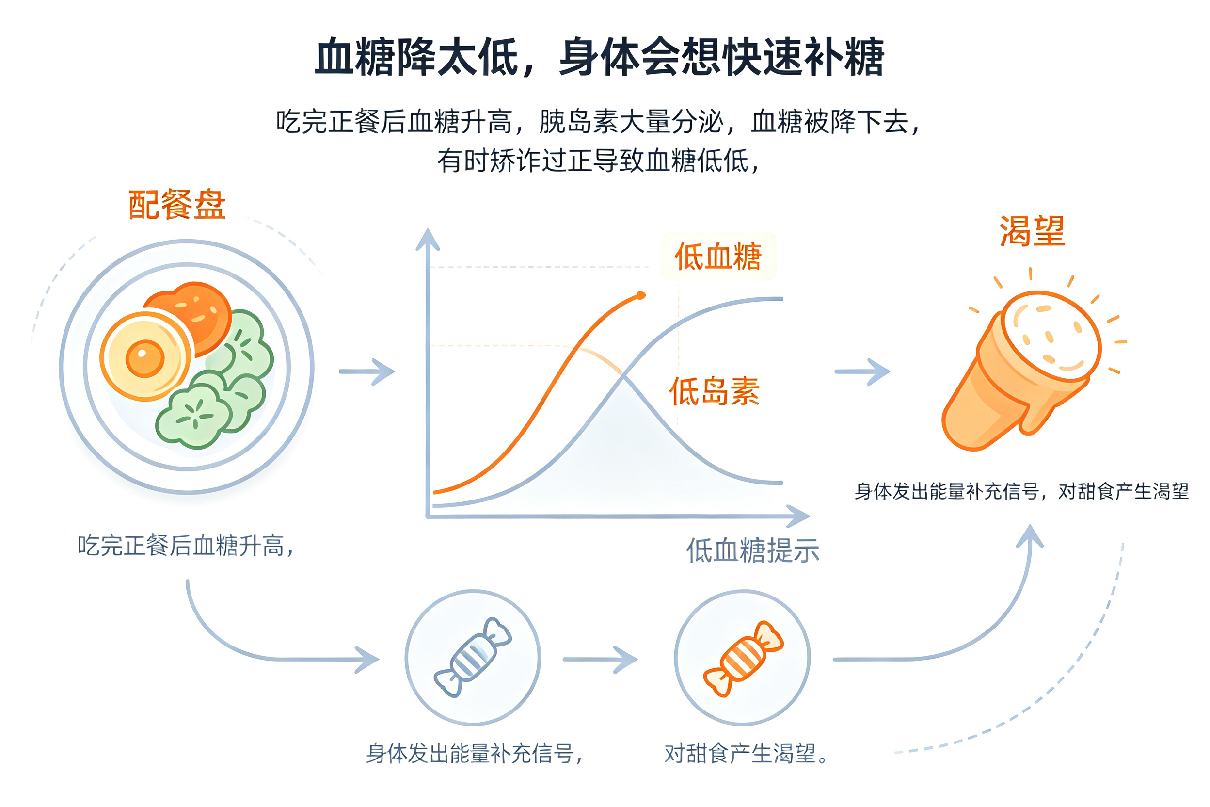 为什么吃饱了还想吃甜食