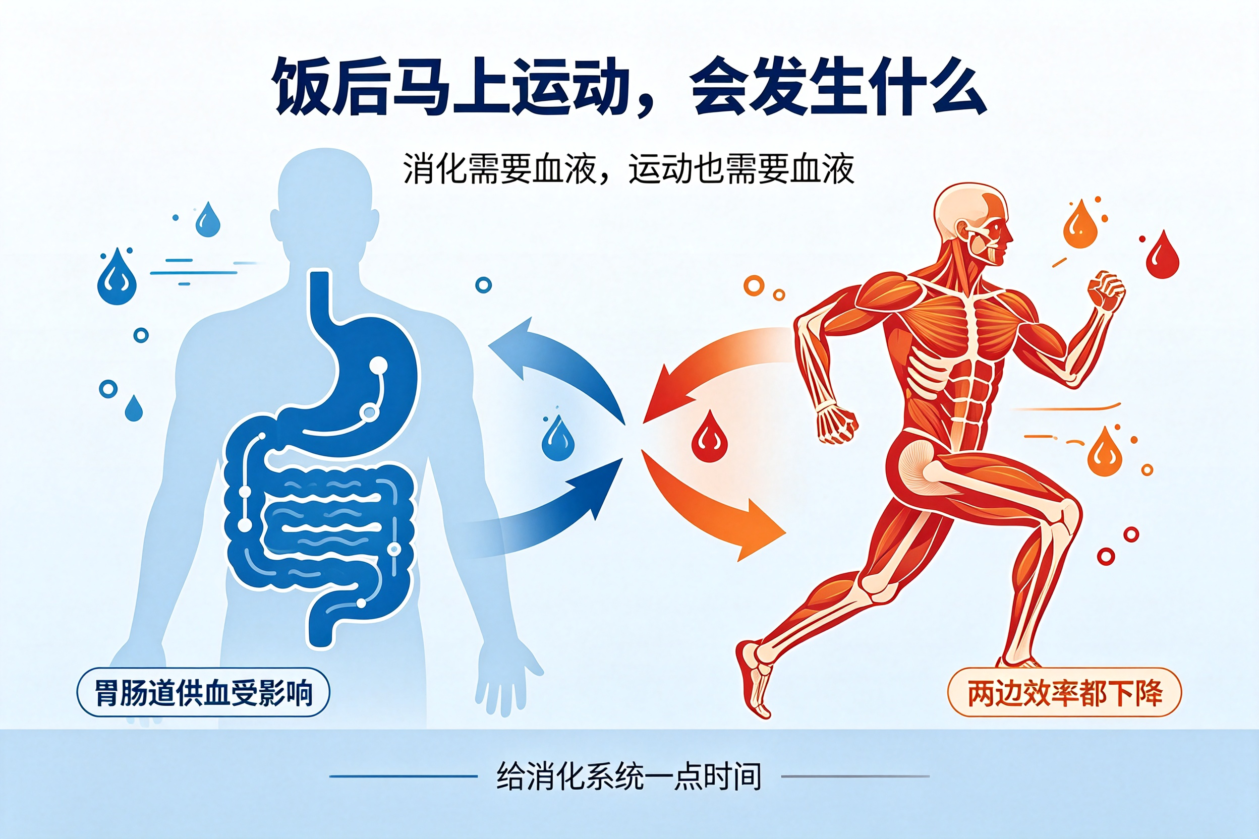 为什么吃完饭不能马上运动