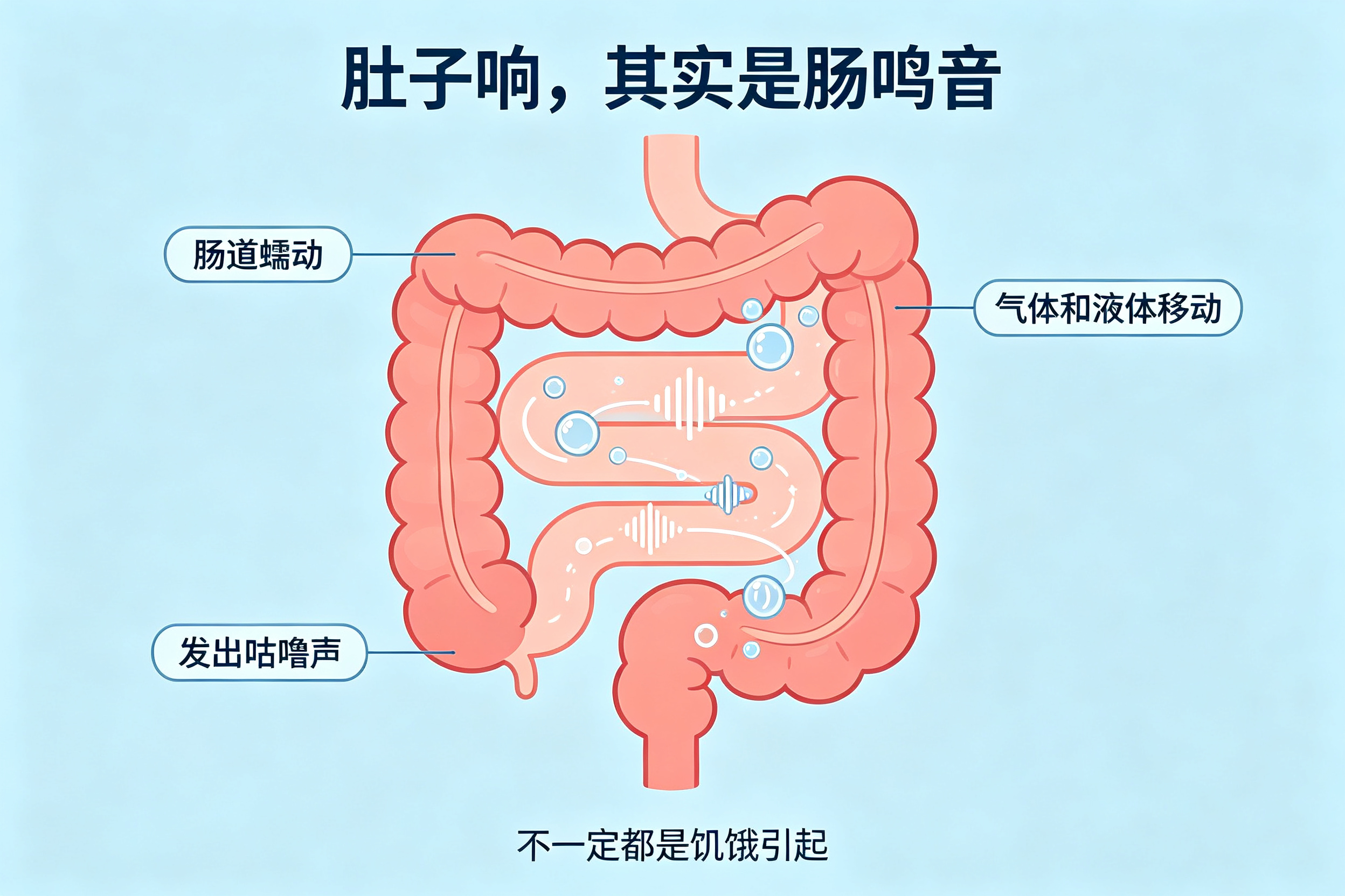 为什么有的人肚子"咕噜咕噜"响但不饿