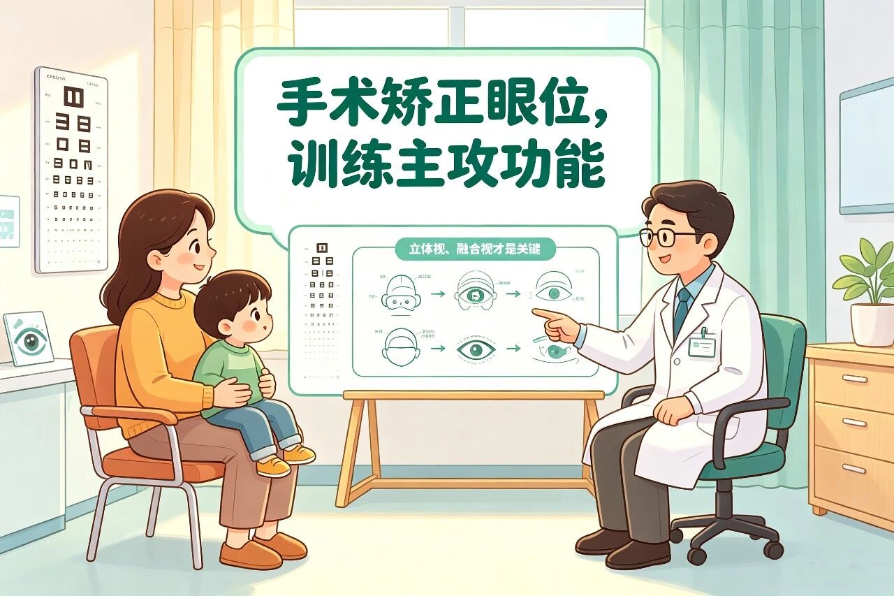 为什么说斜视手术:手术只是一半,训练才是关键?