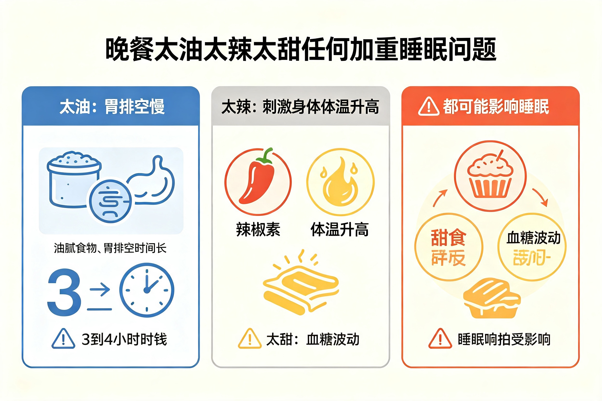 为什么有的人"晚餐吃太晚"睡不着