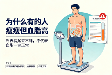 为什么有的人"瘦"但"血脂高"