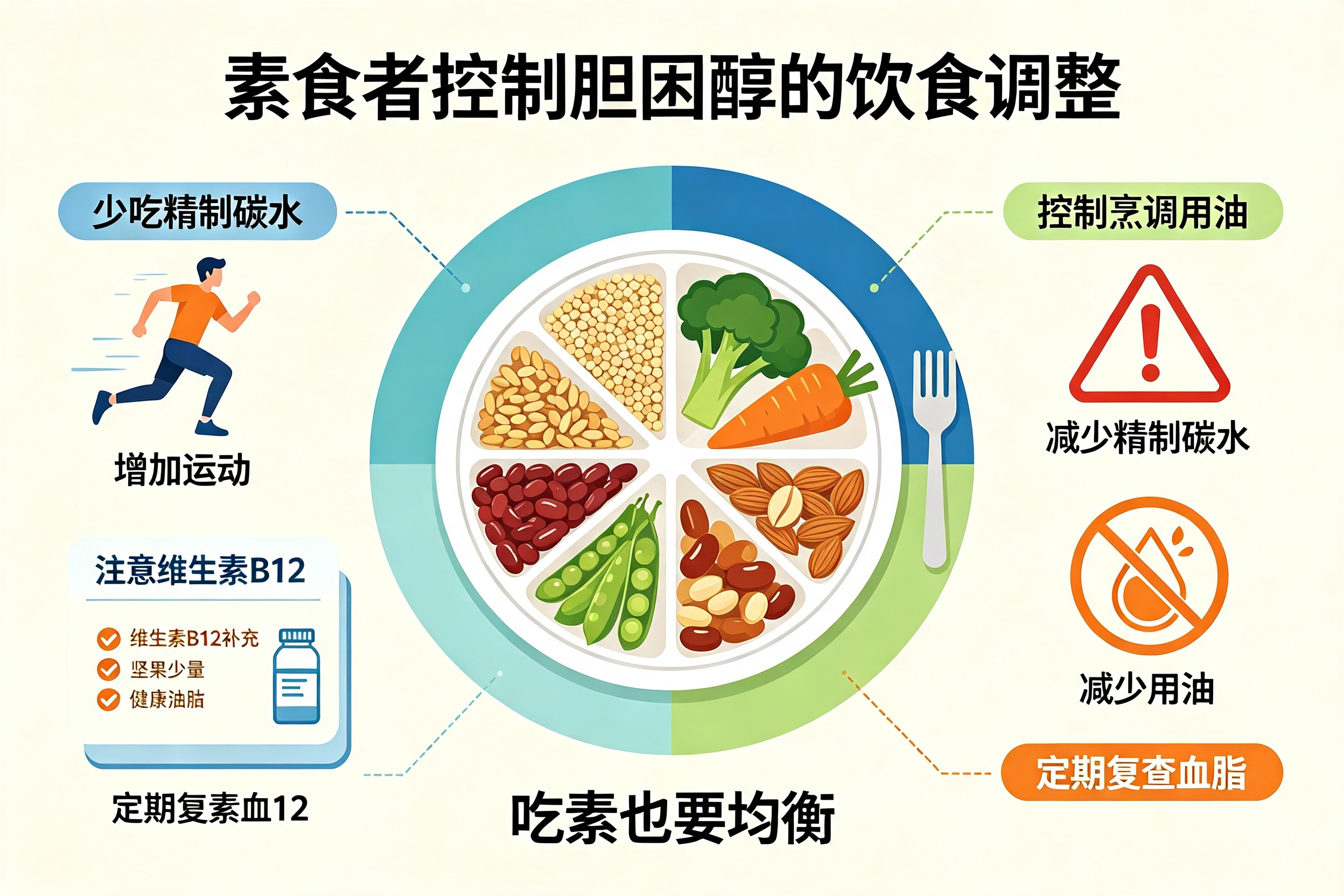 为什么有的人"吃素"还"胆固醇高"