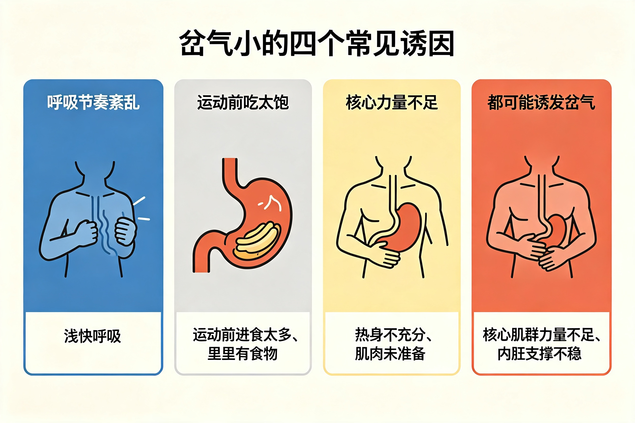 为什么有的人"运动时"会"肚子疼"
