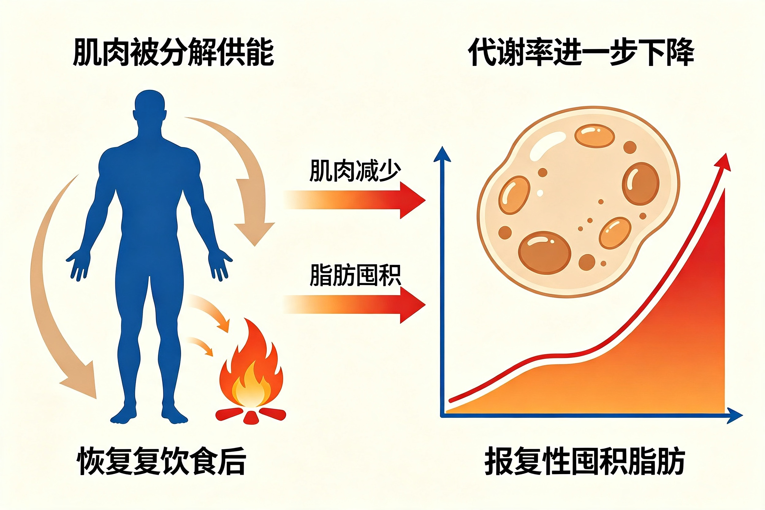 为什么有的人"越减越肥"