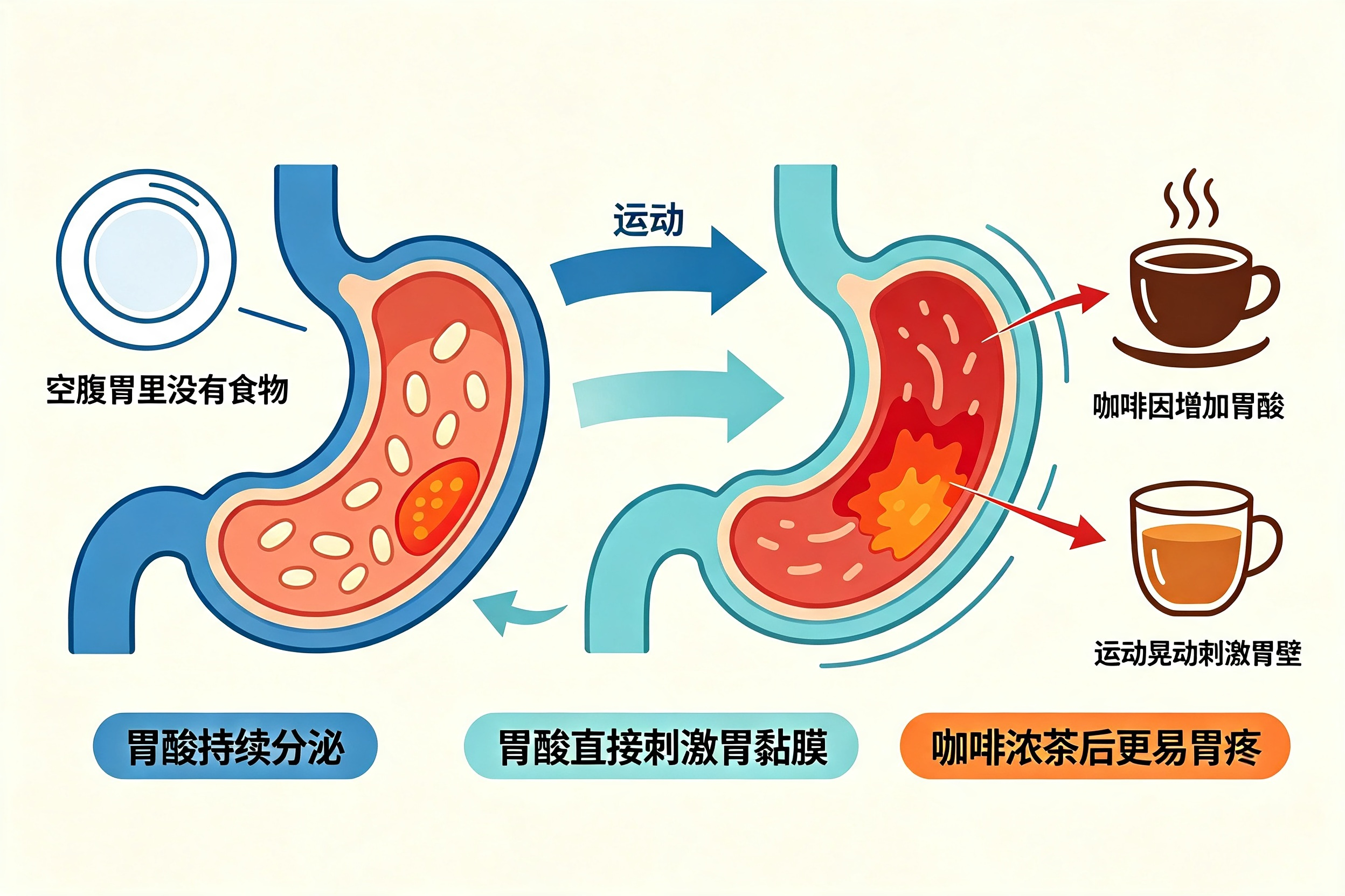 为什么有的人"空腹运动"会"胃疼"