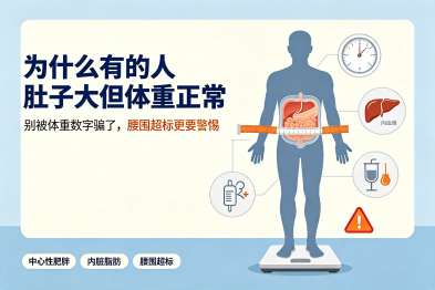 为什么有的人"肚子大"但"体重正常"