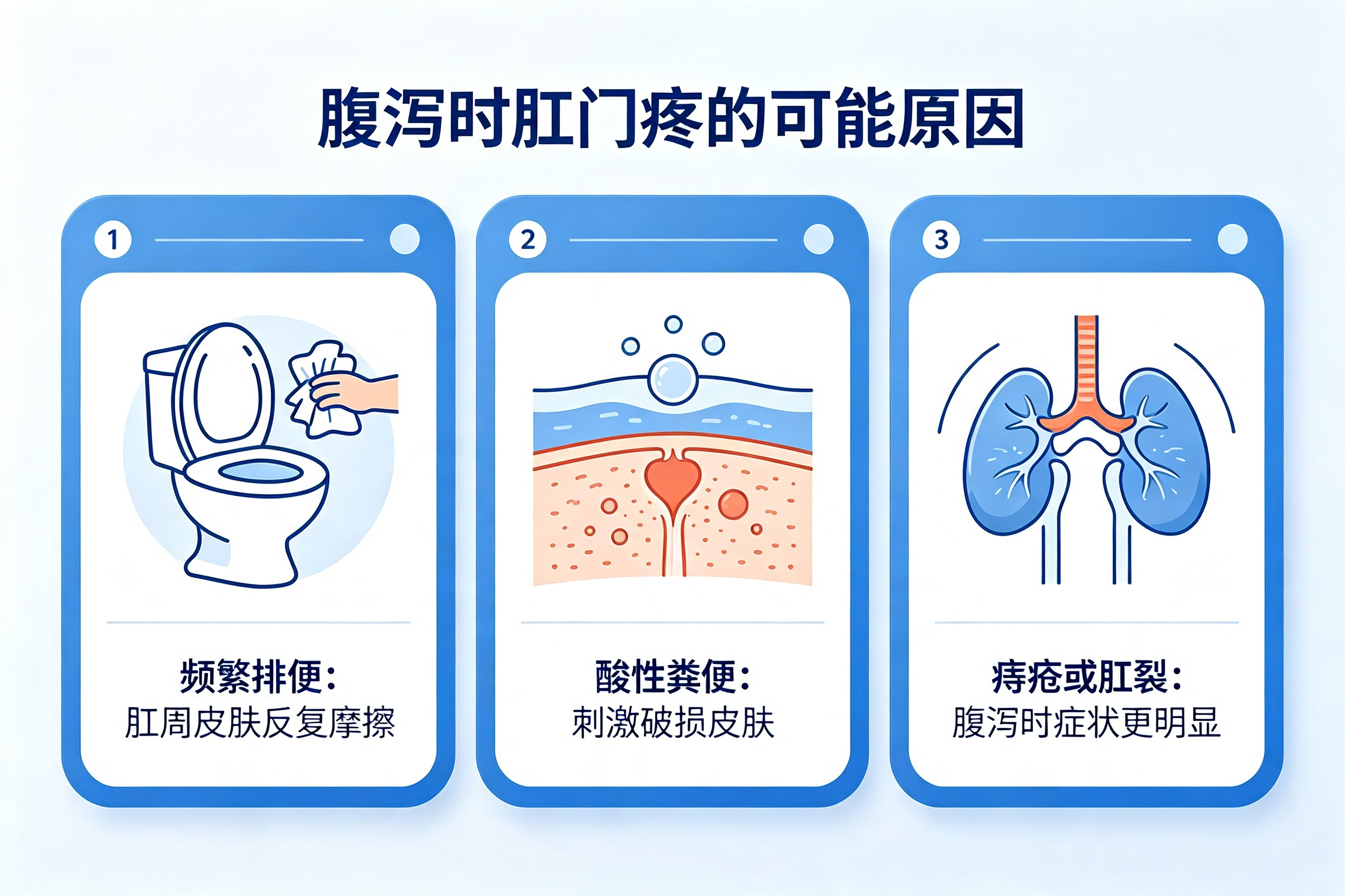 为什么有的人"腹泻"时会"肛门疼"