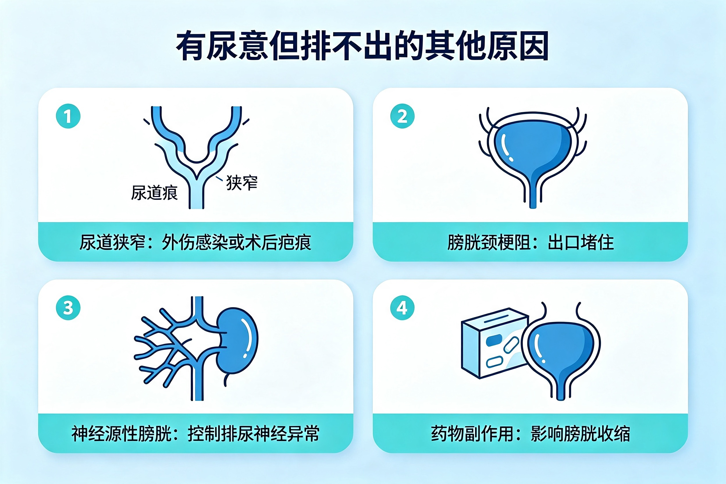 为什么有的人"尿不出来"但"有尿意"