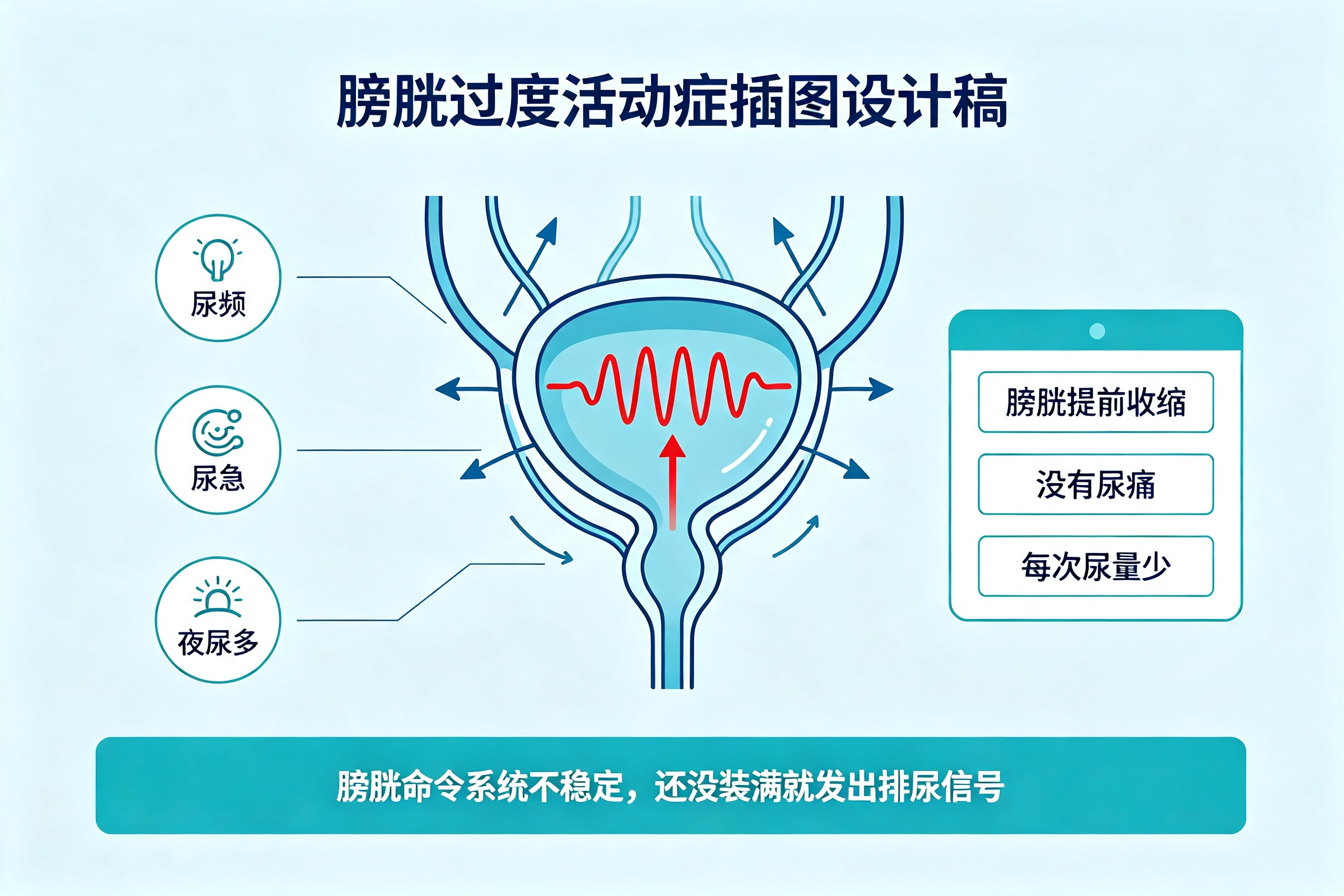 为什么有的人"尿频"但"尿不多"