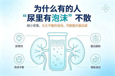 为什么有的人"尿里有泡沫"不散