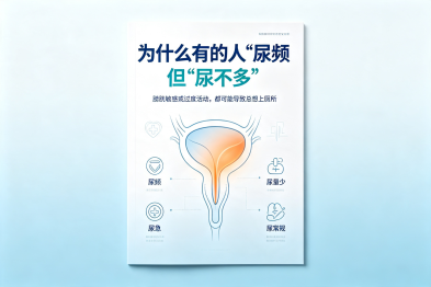 为什么有的人"尿频"但"尿不多"