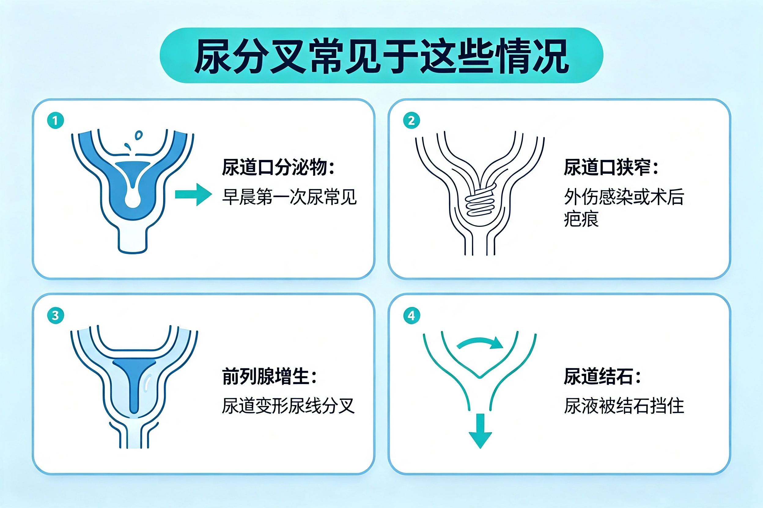 为什么有的人"尿分叉"