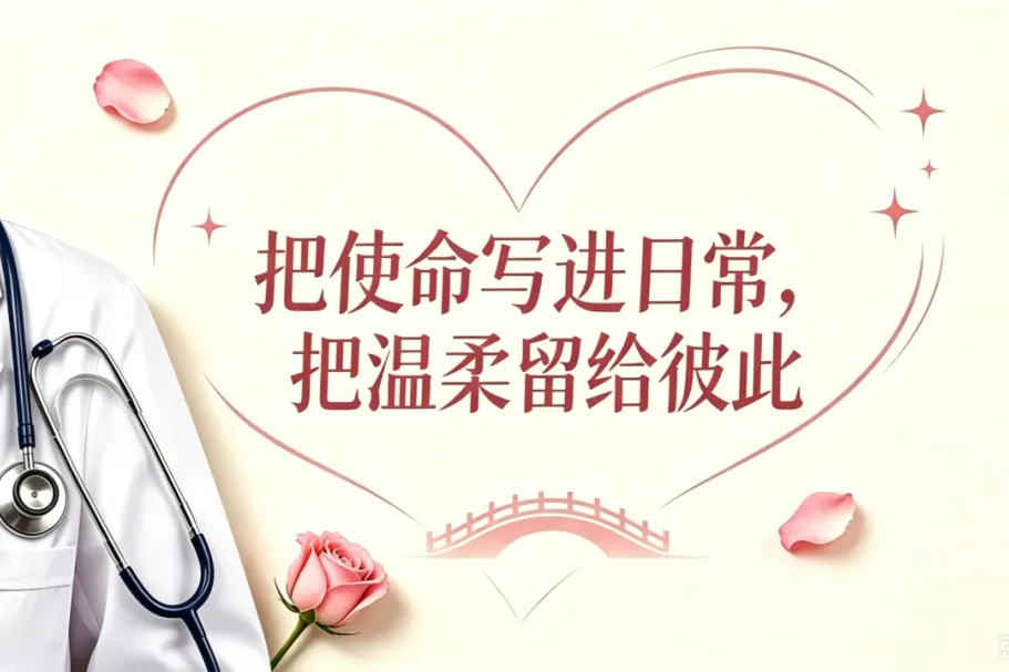 医师节邂逅七夕，白衣相守即是告白