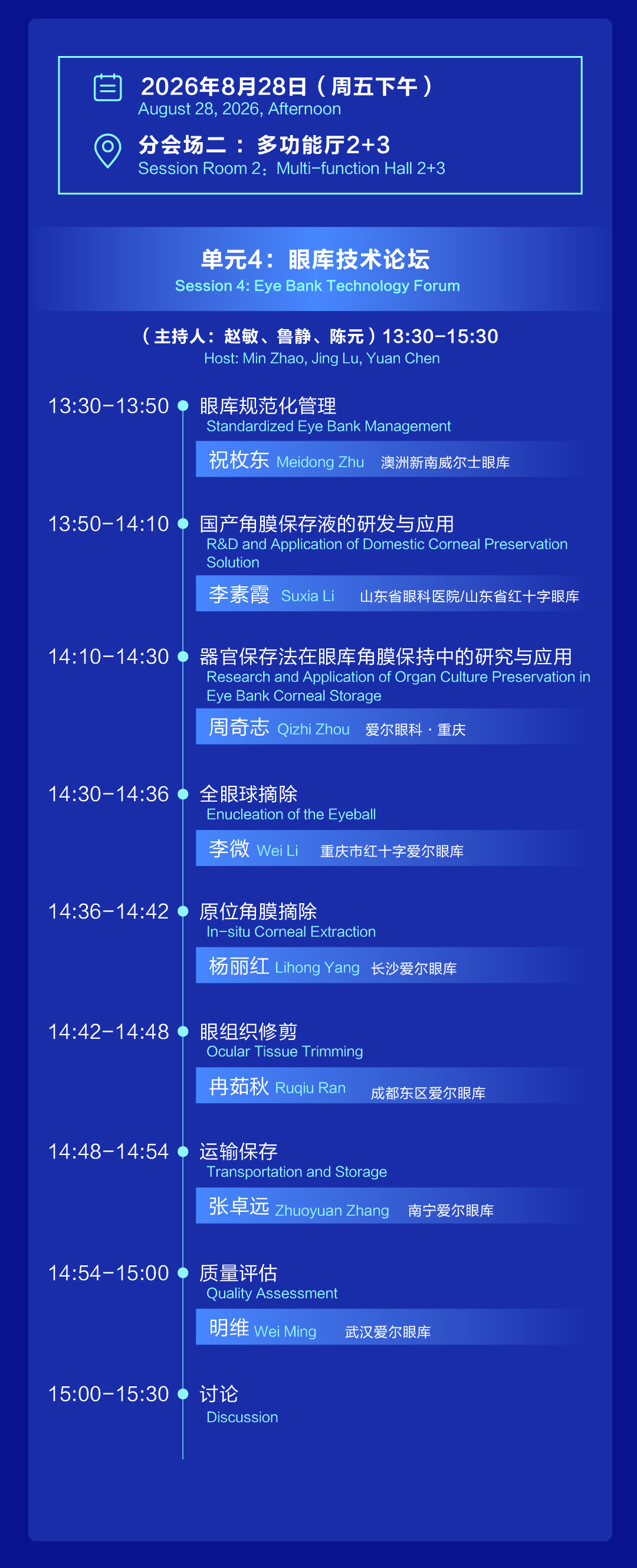 重磅日程抢先看!2026 第三届角膜及眼表疾病国际大会 ICC 即将在南京启幕