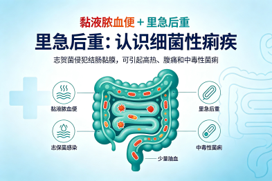 黏液脓血便+里急后重：认识细菌性痢疾