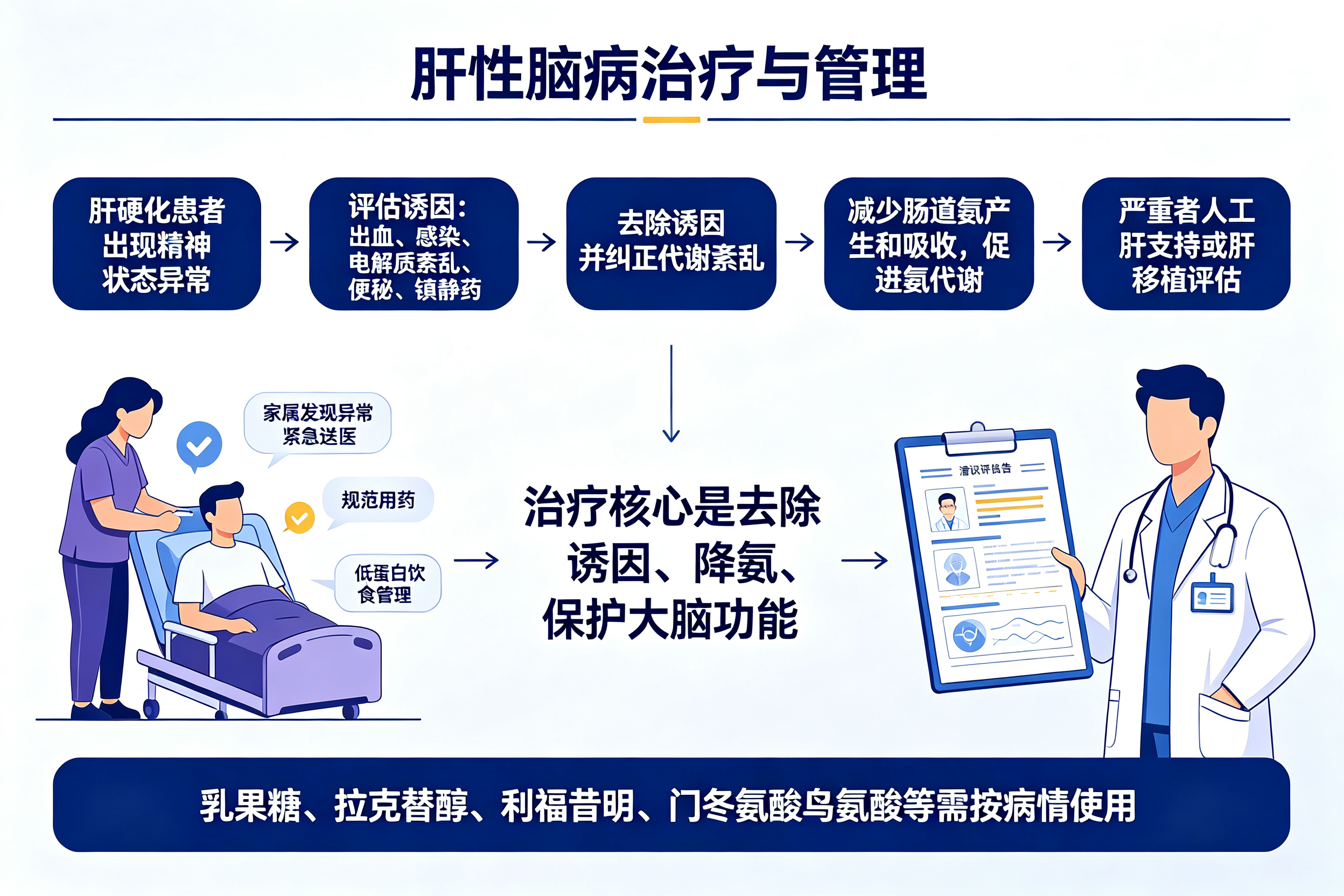 肝硬化患者突然"糊涂"了，警惕肝性脑病