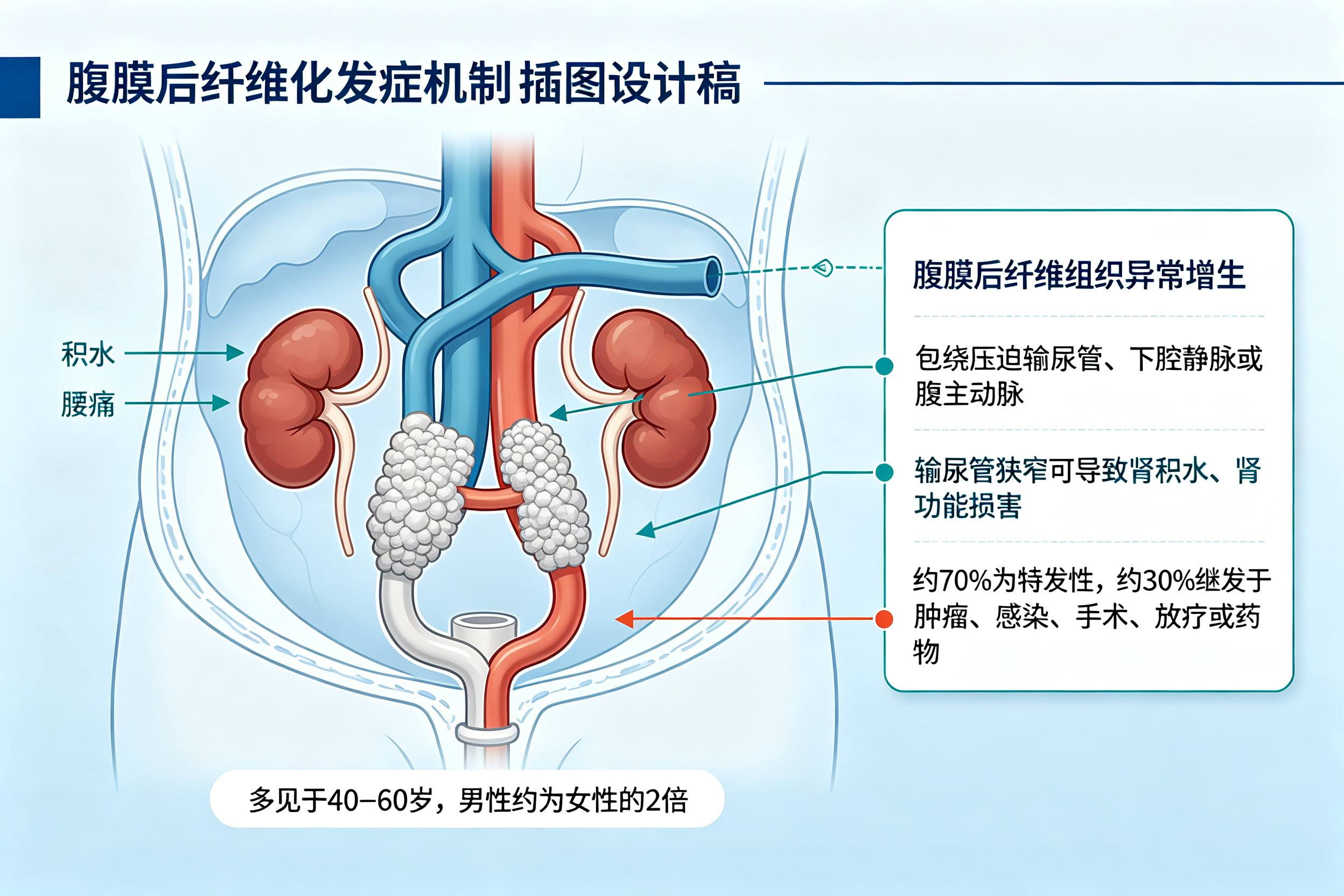 腰痛、肾积水,可能是腹膜后"长疤"了——腹膜后纤维化