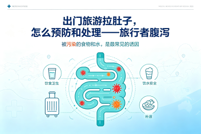 出门旅游拉肚子，怎么预防和处理——旅行者腹泻