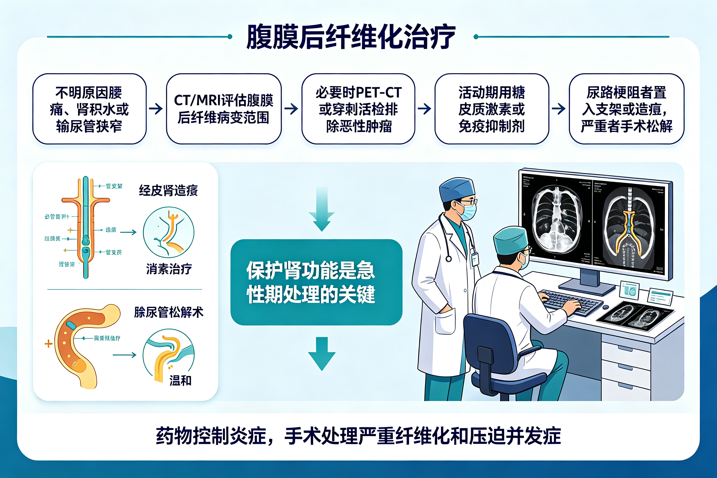 腰痛、肾积水,可能是腹膜后"长疤"了——腹膜后纤维化