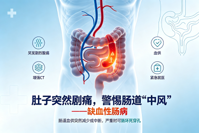 肚子突然剧痛，警惕肠道"中风"——缺血性肠病