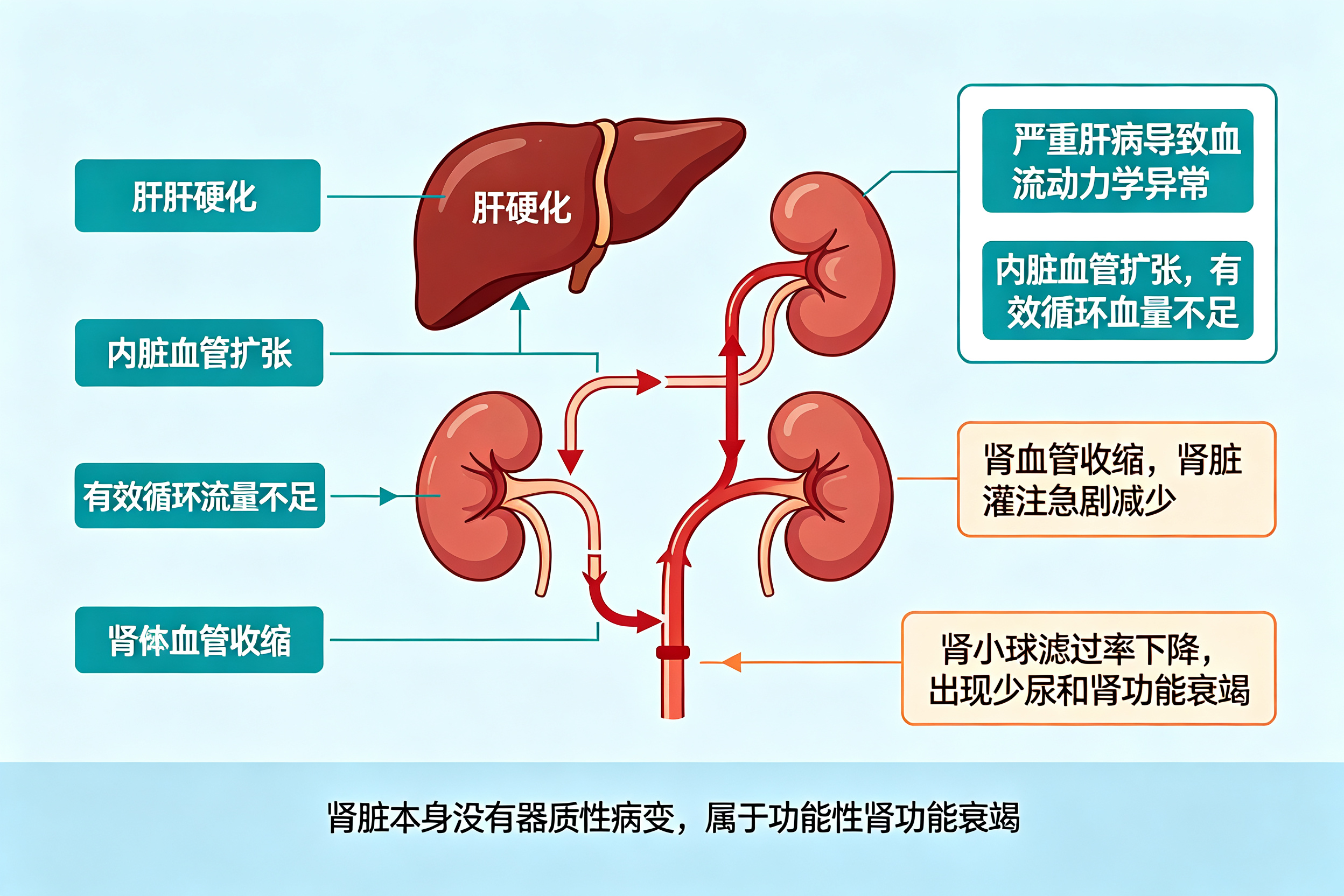 肝硬化患者少尿,肾脏出了什么问题——认识肝肾综合征