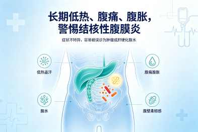 长期低热、腹痛、腹胀，警惕结核性腹膜炎