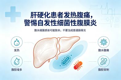 肝硬化患者发热腹痛，警惕自发性细菌性腹膜炎