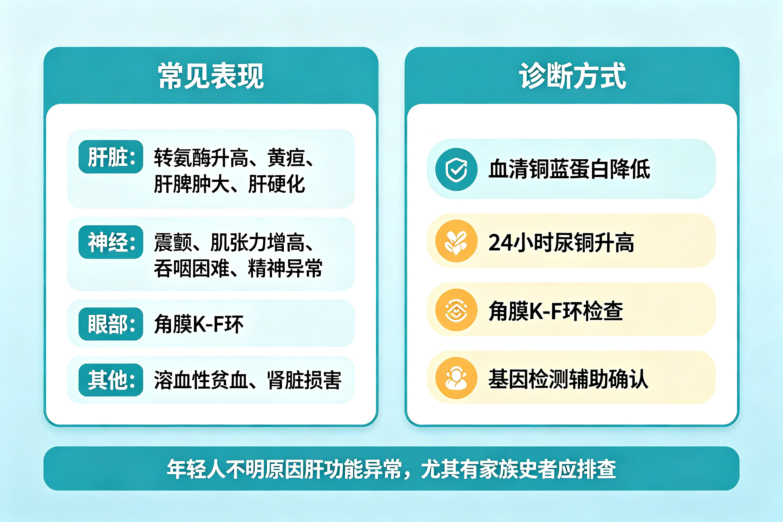 年轻人肝不好，警惕这个遗传病——肝豆状核变性