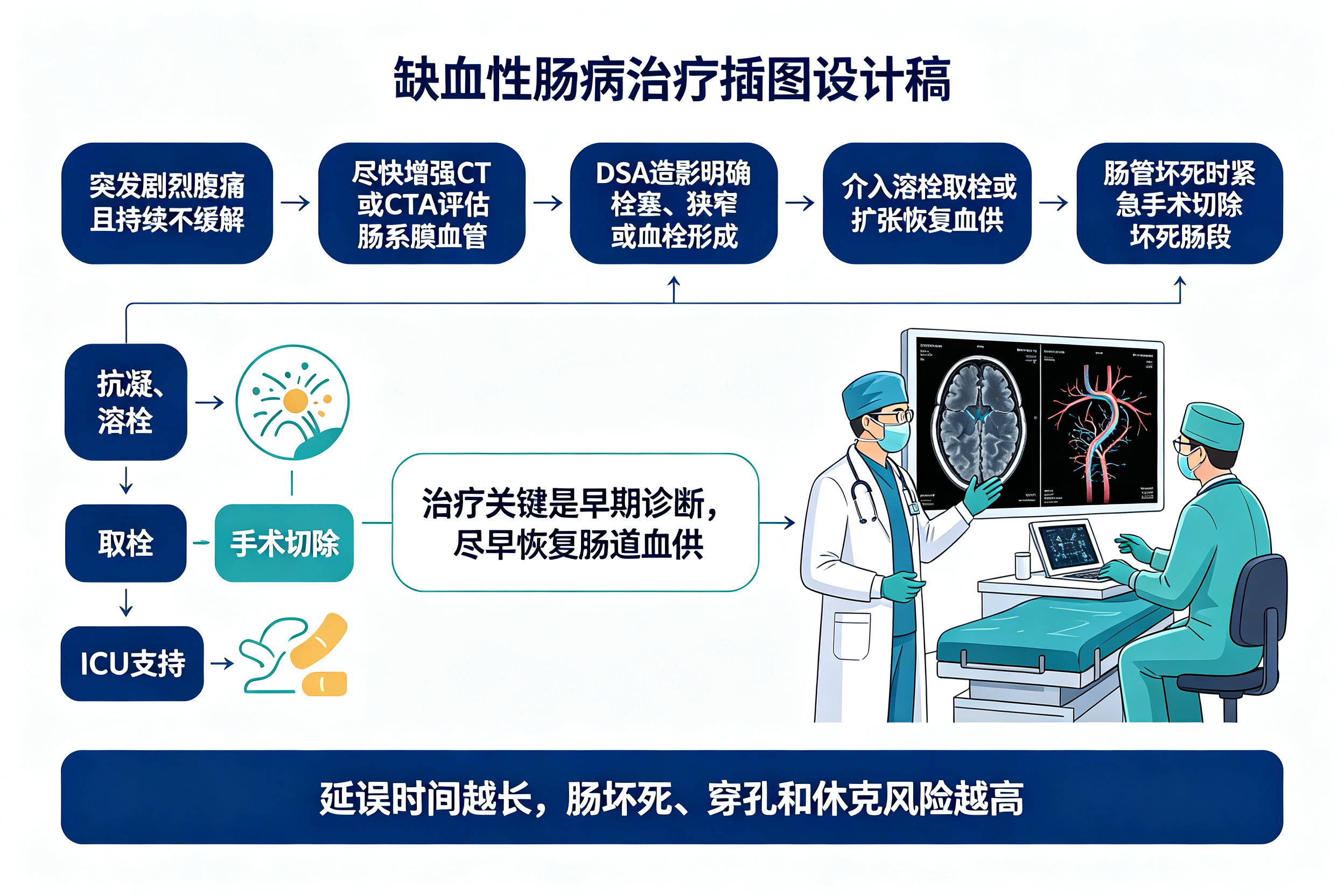 肚子突然剧痛,警惕肠道"中风"——缺血性肠病