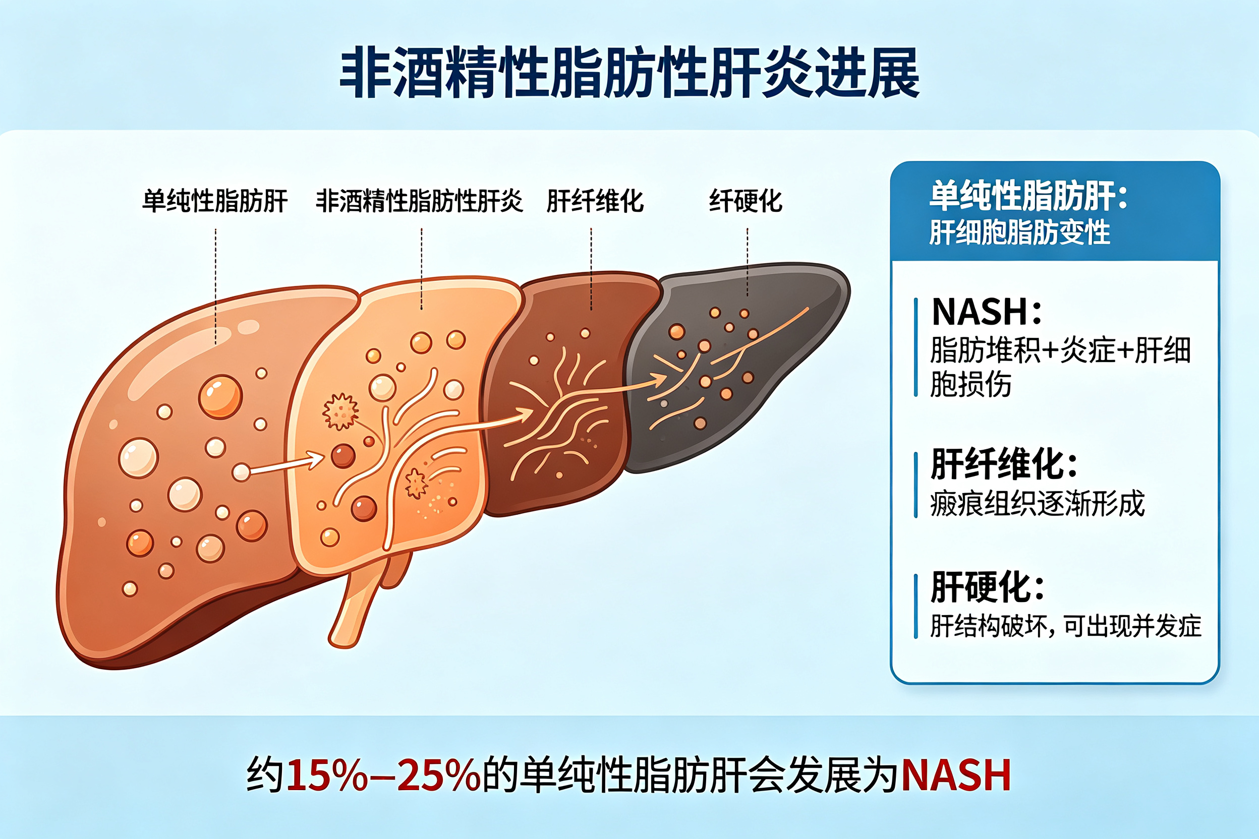 脂肪肝也会"发炎",甚至变肝硬化——认识非酒精性脂肪性肝炎