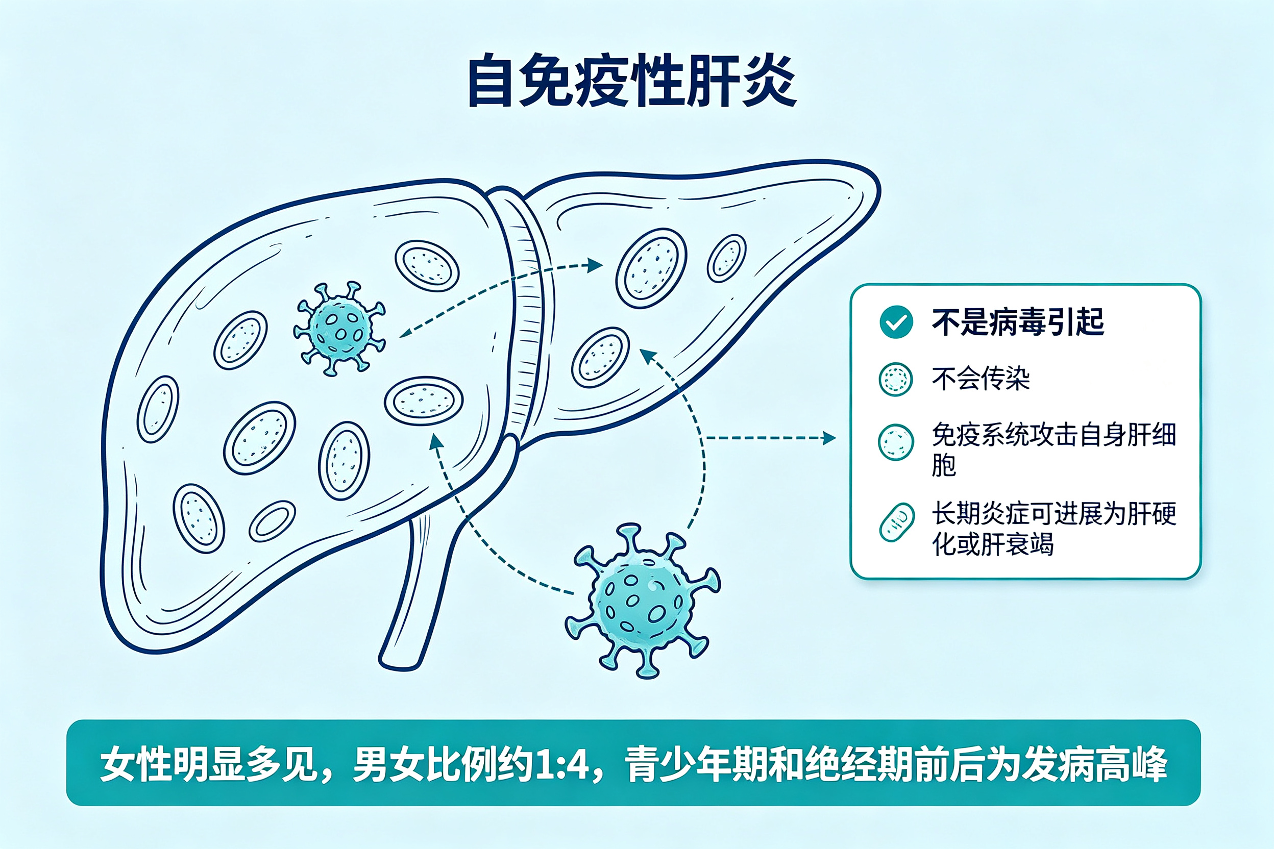 这个"肝炎"不传染——认识自身免疫性肝炎