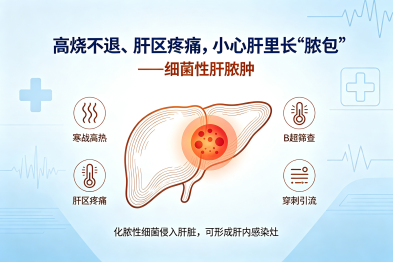 高烧不退、肝区疼痛，小心肝里长"脓包"——细菌性肝脓肿