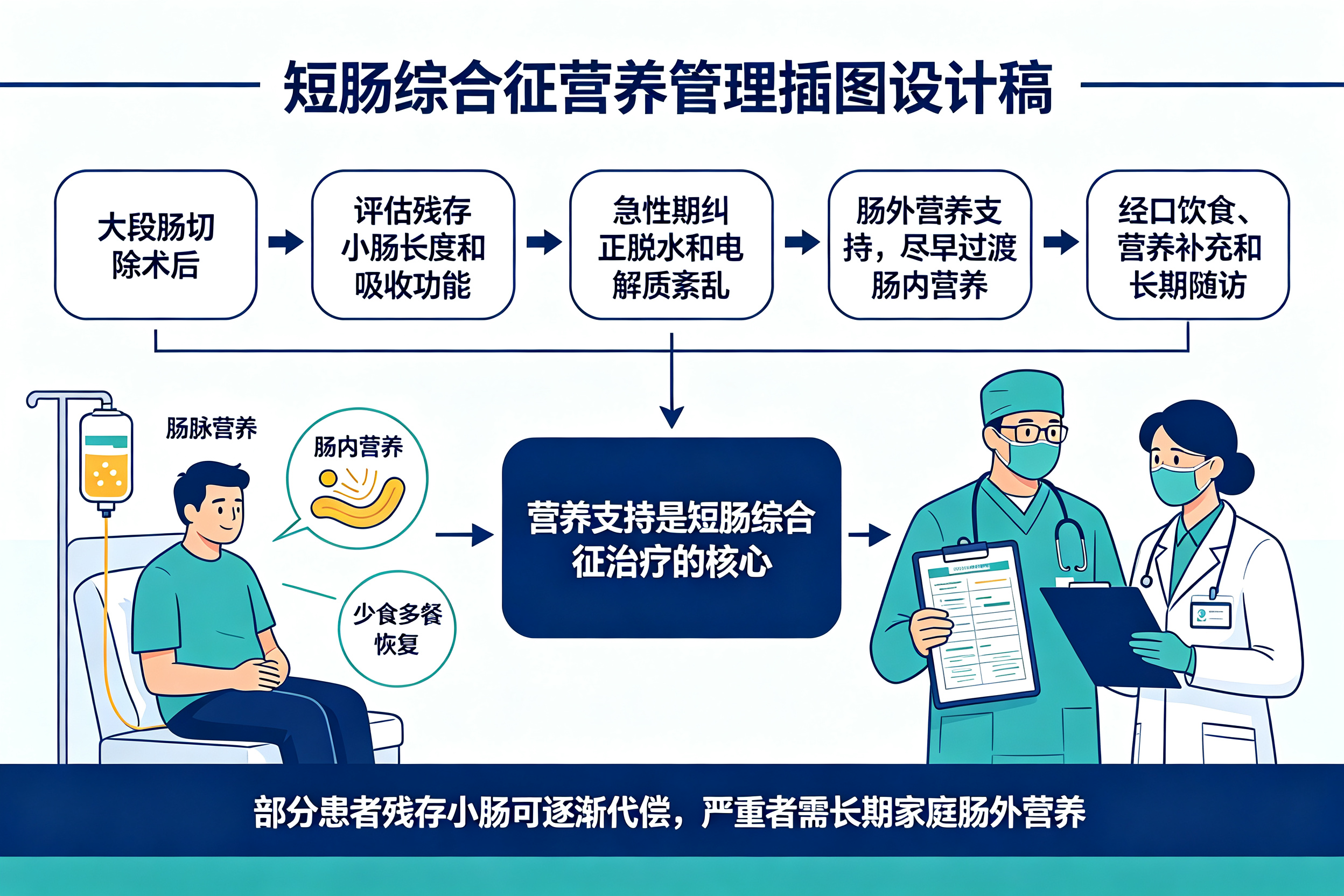 肠子切短了,营养吸收怎么办——认识短肠综合征