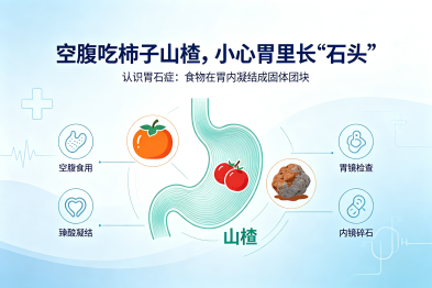 空腹吃柿子山楂，小心胃里长"石头"——认识胃石症