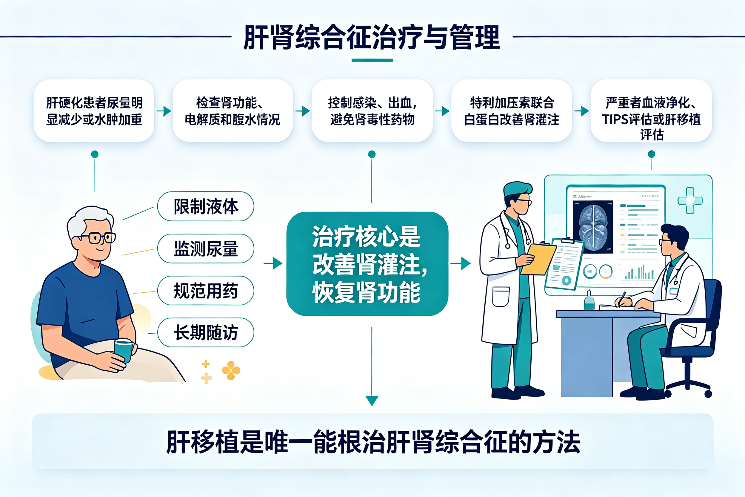 肝硬化患者少尿,肾脏出了什么问题——认识肝肾综合征