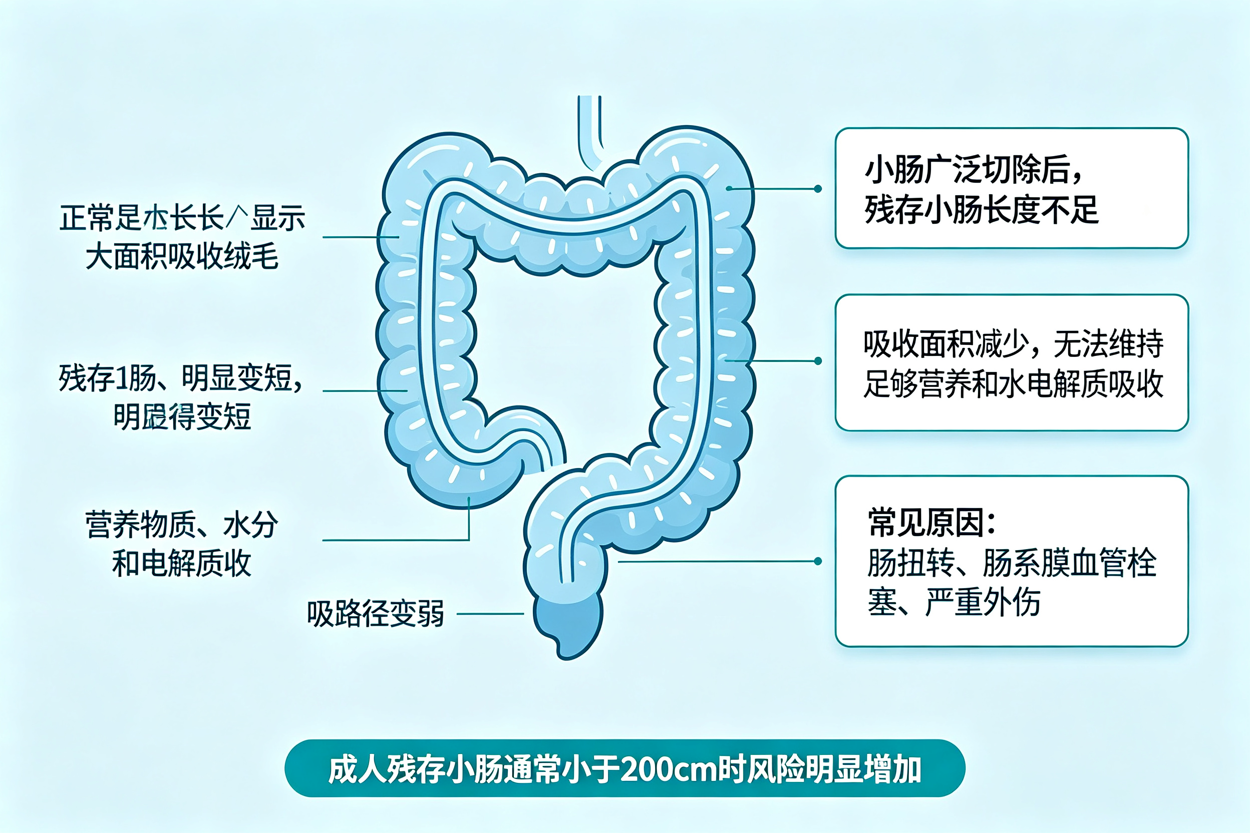 肠子切短了,营养吸收怎么办——认识短肠综合征
