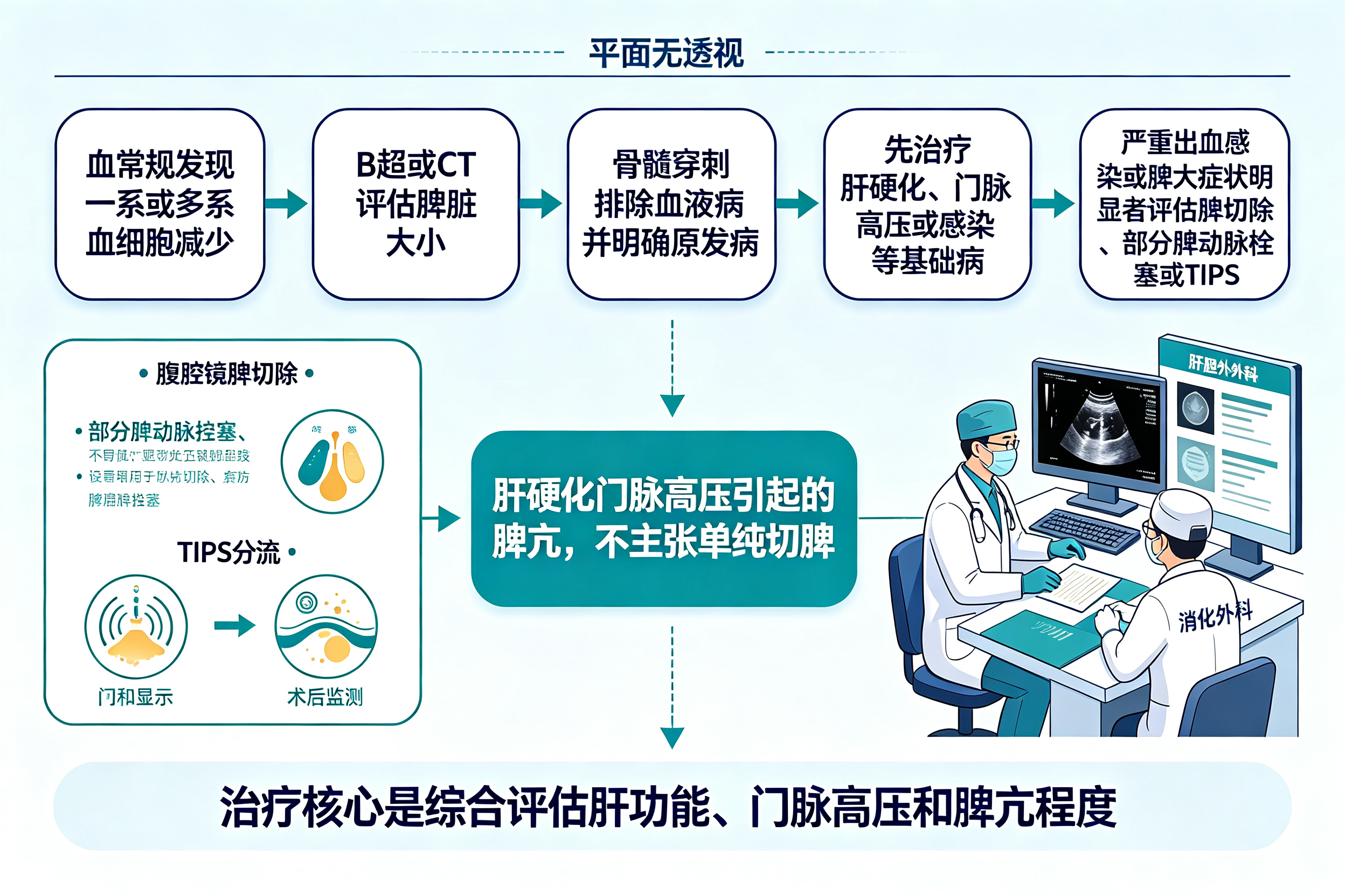 白细胞血小板减少,可能是脾脏"太活跃"——脾功能亢进