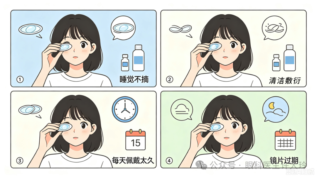 长期佩戴美瞳和隐形眼镜可能会有这样的问题,需警惕!