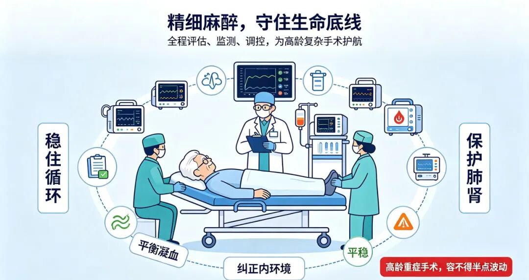 国文医院多学科协作攻克高龄手术难关,精细麻醉守住生命底线