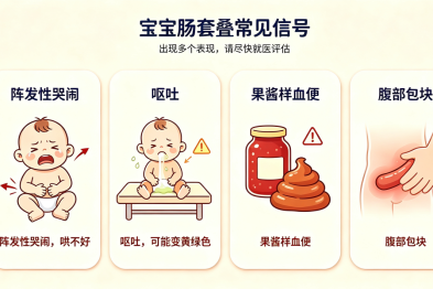宝宝哭闹不止、拉果酱便？可能是「肠套叠」了