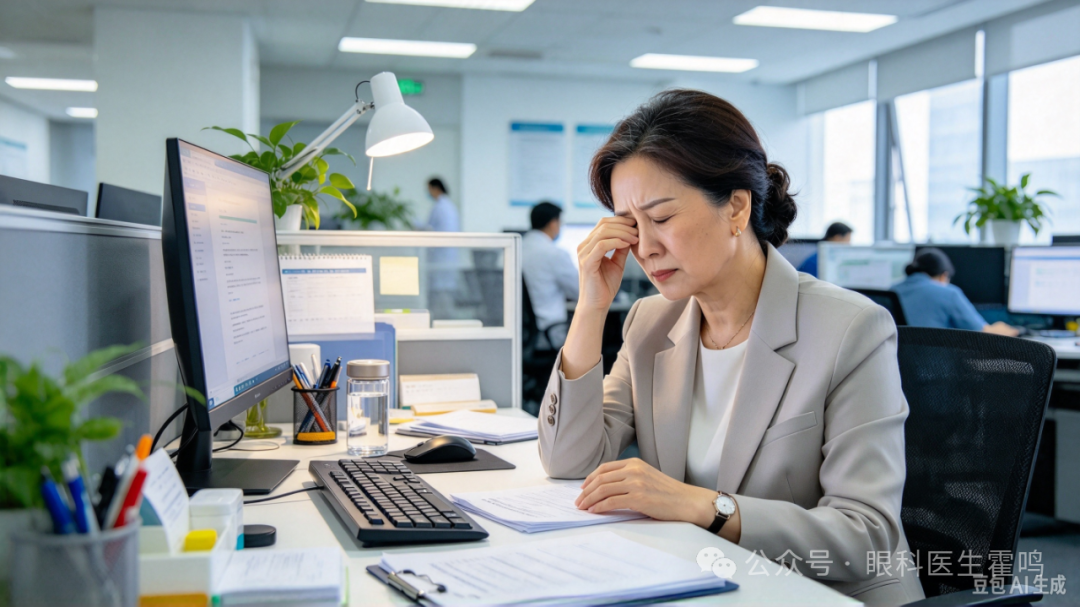 眼科医生霍鸣健康科普：40 岁后，这些信号别当成「眼疲劳」！！