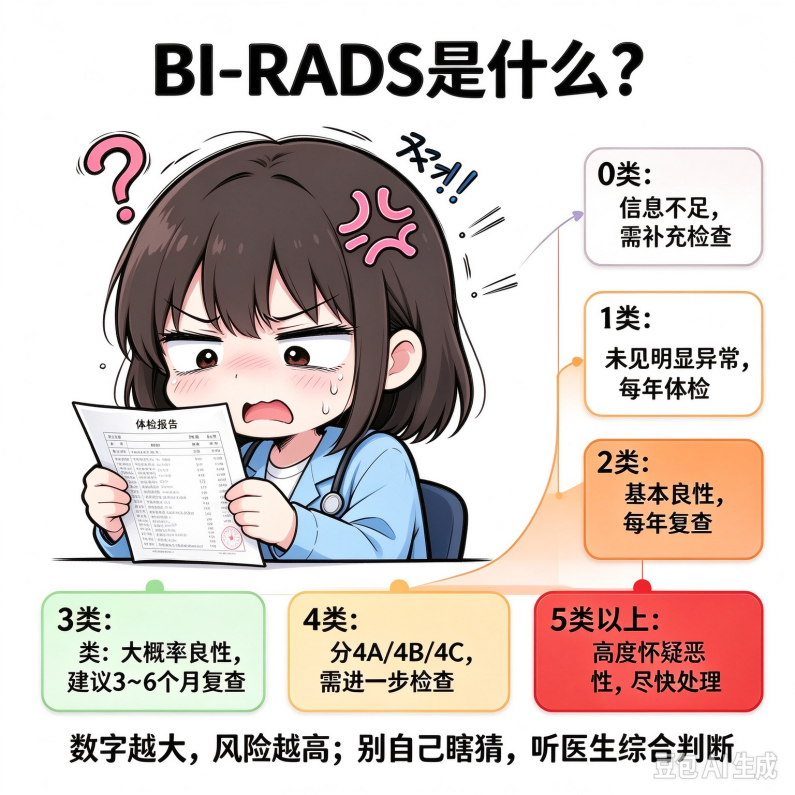 体检查出"乳腺结节",先别慌!医生教你看懂报告