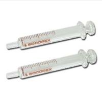 socorex 索科 155.0301 玻璃注射器 1 mL，带Luer针头接口，3个/盒