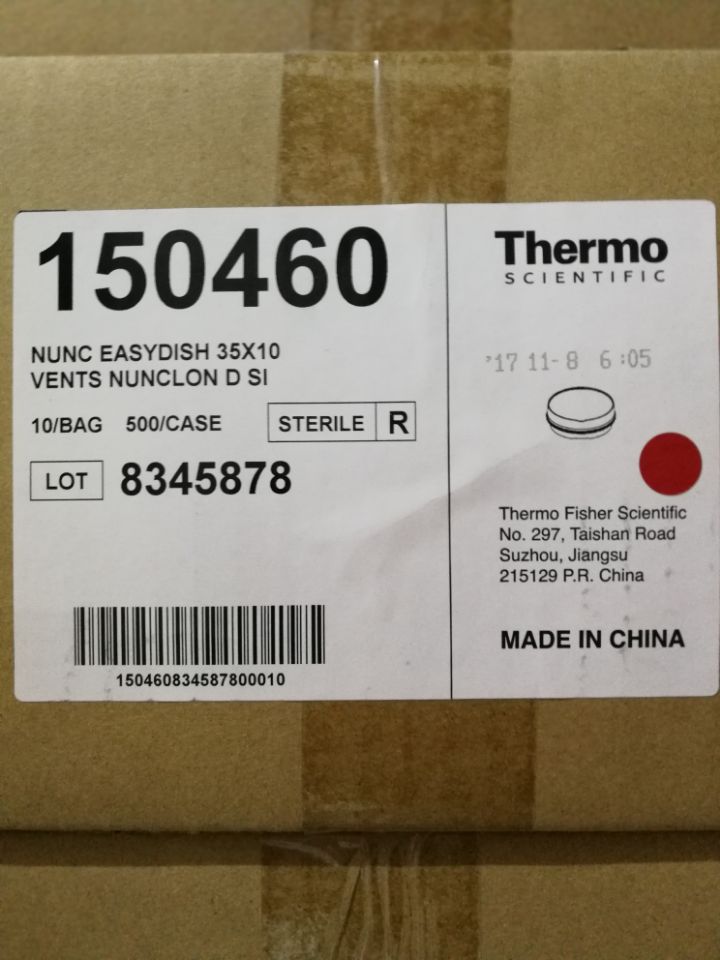 Nunc货号150460现货35╳10mm细胞培养皿1361