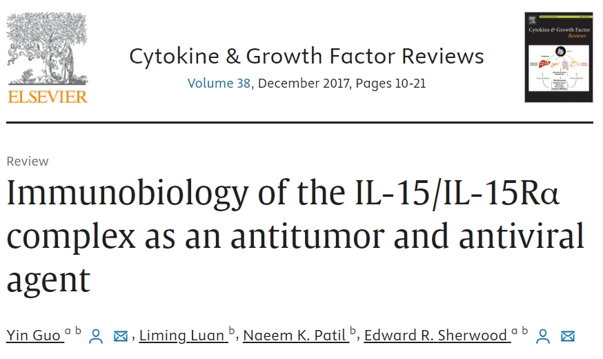 IL-15-IL-15Rα 复合物作为抗肿瘤和抗病毒剂的免疫生物学